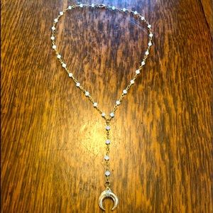 Half Moon Dangle Necklace